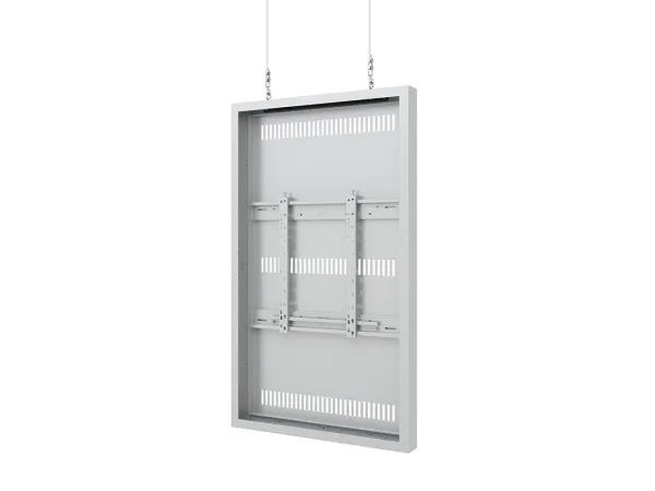 Multibrackets M Pro Series - Indelukke - for digitalt skiltepanel - ledning, medium - stål - hvid - skærmstørrelse: 55
