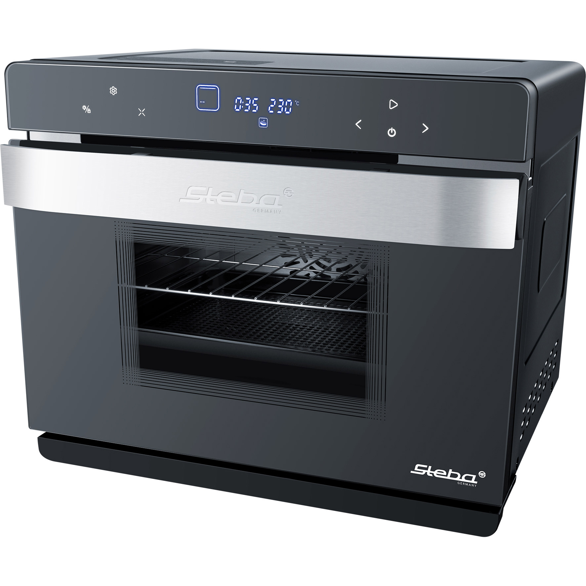 STEBA Multifunktions-Dampfbackofen DG 40 - schwarz - 2100 Watt
