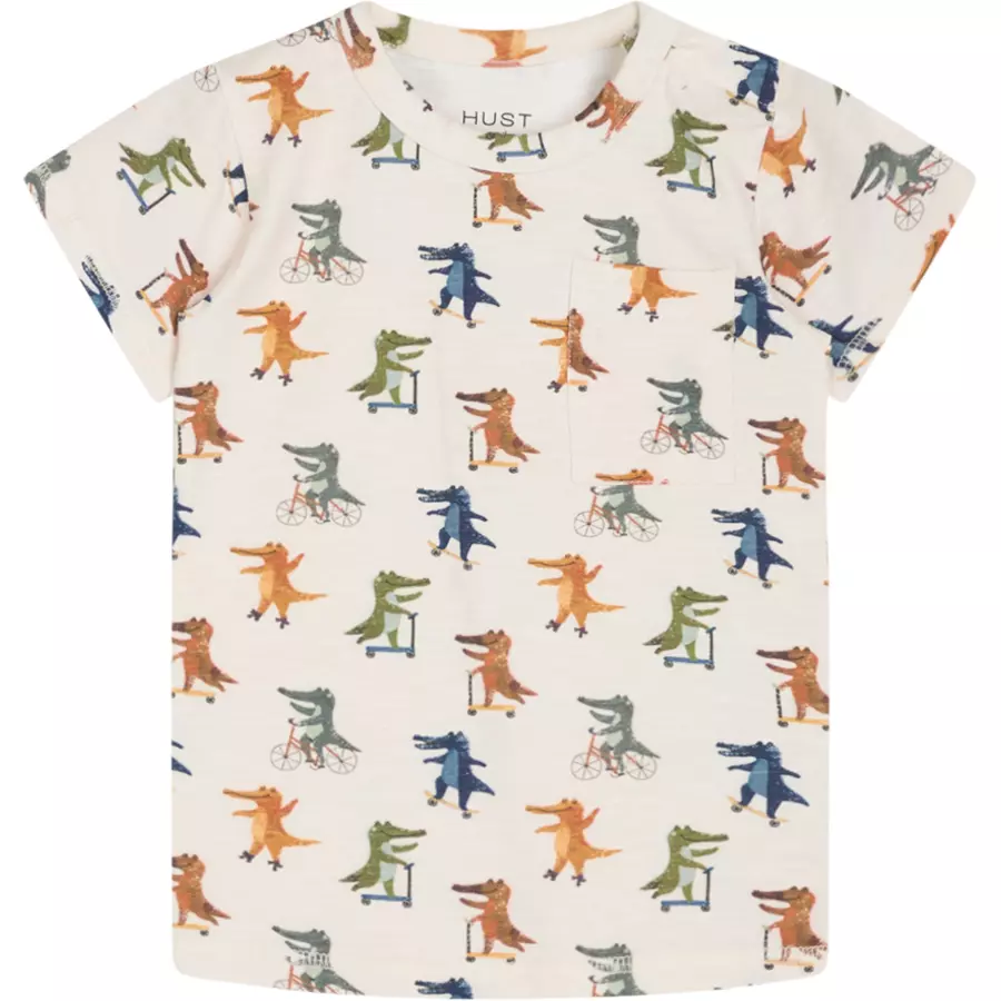 Hust & Claire T-Shirt Anker White sand