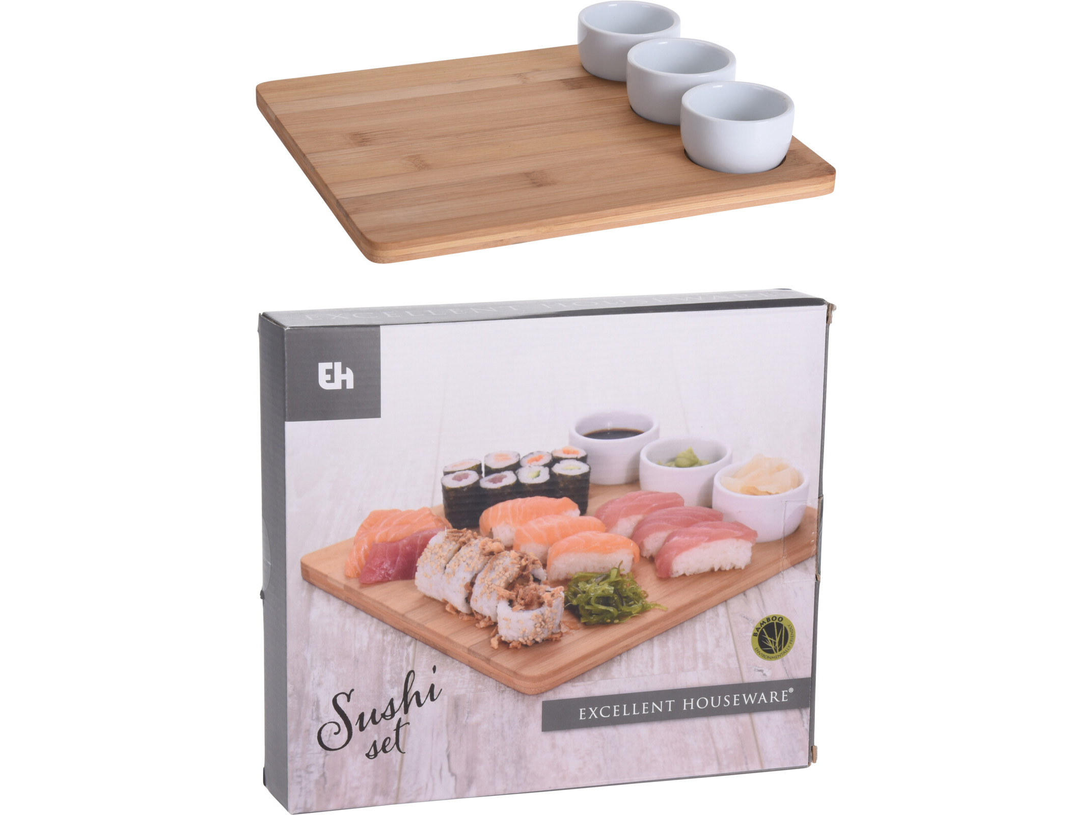 CONJUNTO SERVIR SUSHI 4 PEÇAS