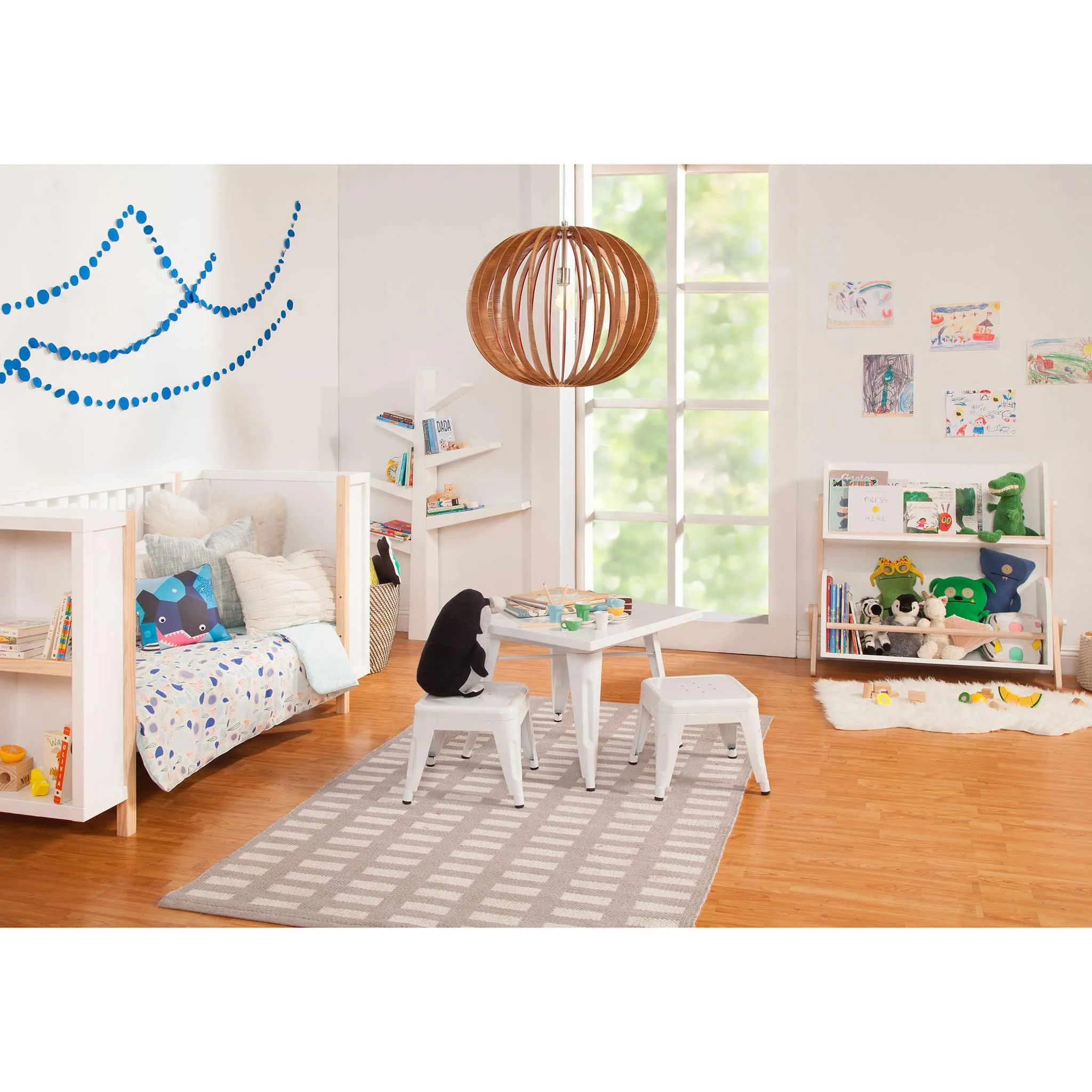 Babyletto Bibliothèque Étagère Tally - Blanc  Naturel Lavé