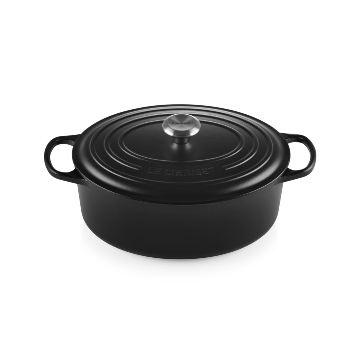 Le Creuset Bräter oval schwarz 6.3L 31cm