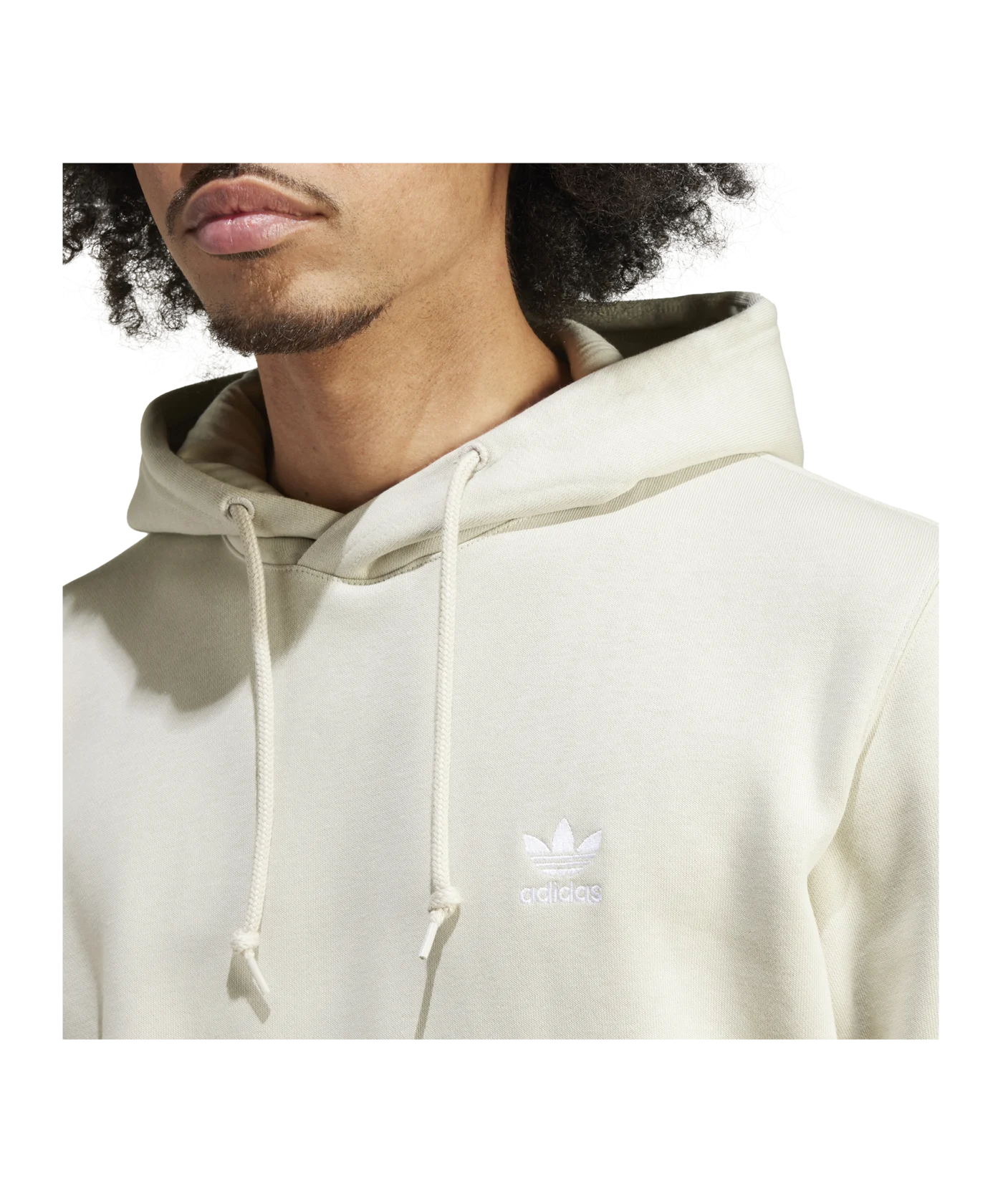 adidas Originals Essentials Trefoil Hoody Beige