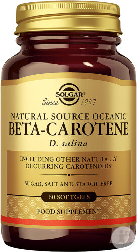 Solgar Beta-Carotene 7mg Softgels 60