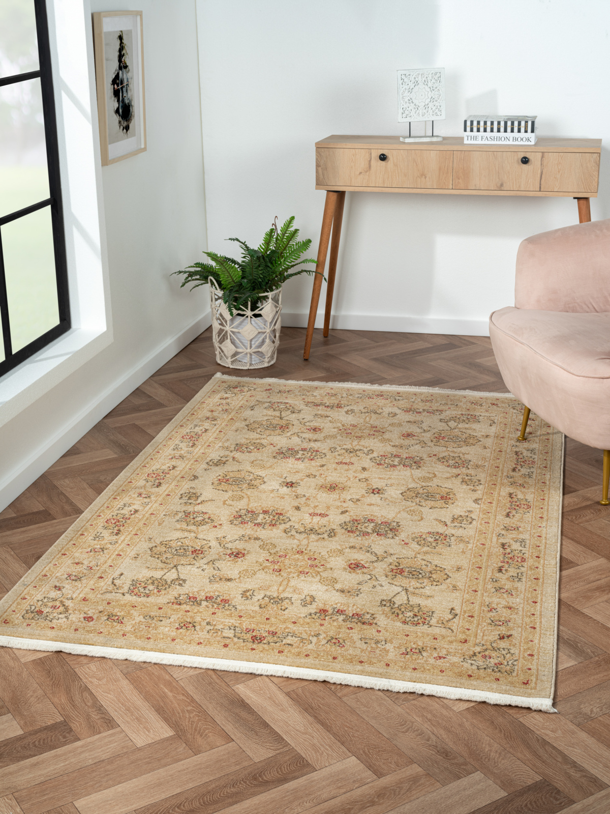 Teppich MARYAM - beige - 140x200 cm