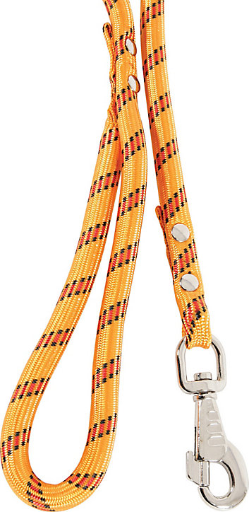 Laisse nylon corde 13mm L.1,20 m orange