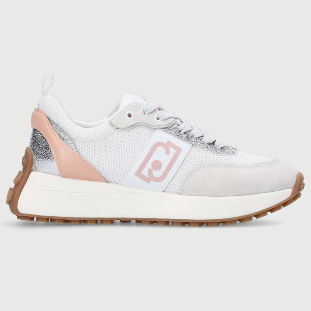 Liu-Jo Sneakers Lolo blanc/saumon