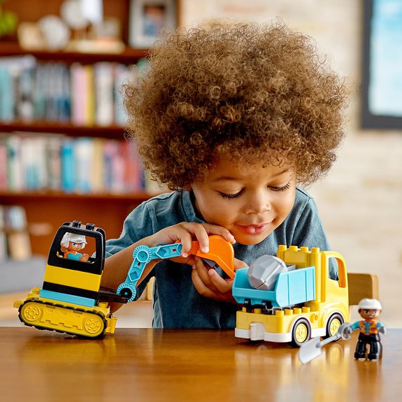 Le camion et la pelleteuse LEGO Duplo 10931