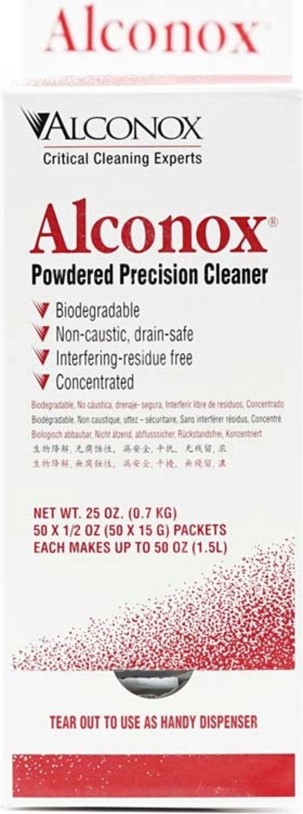 3D-basics  Alconox Powdered Precision Cleaner, 15 g    Präzisionsreinigungsmittel