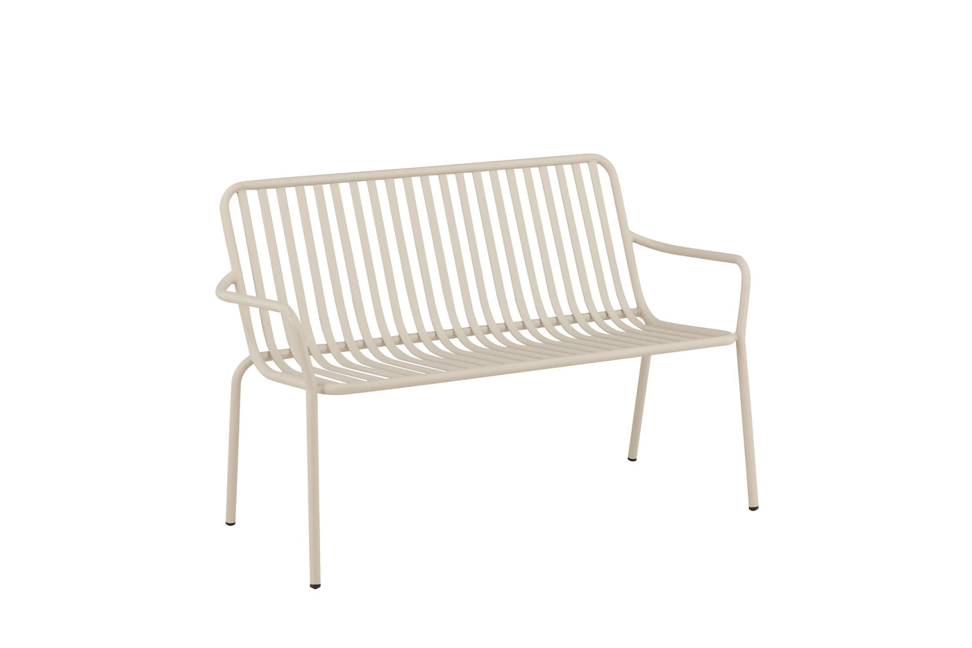 FjÃ´rd - Bankje Beige Metaal - 130x64x85cm - Peking