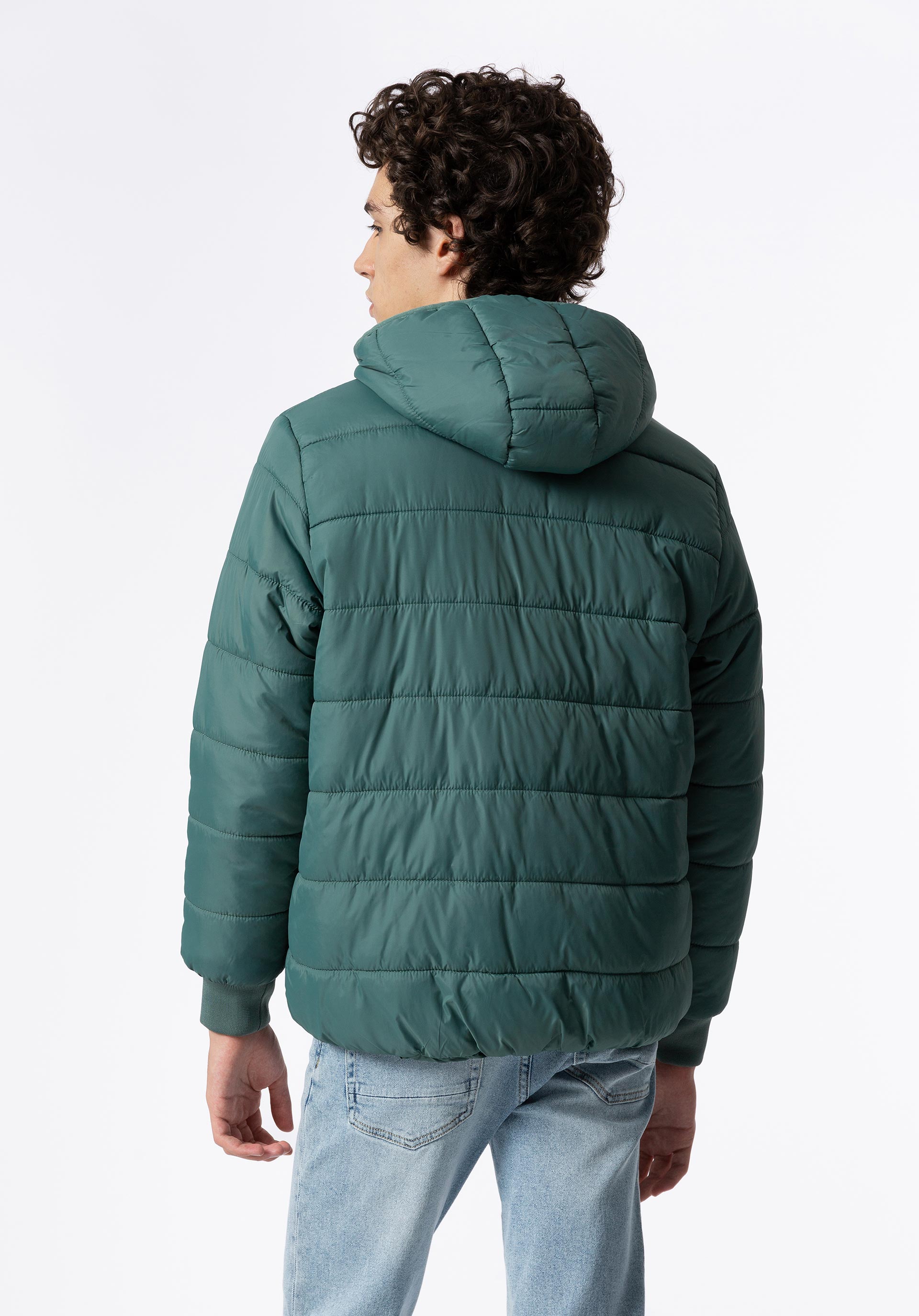 Casaco Acolchoado com Capuz Water Resistant