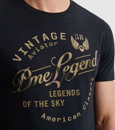 PME Legend T-Shirt Logo Artwork Navy PTSS2504596-5281 kopen