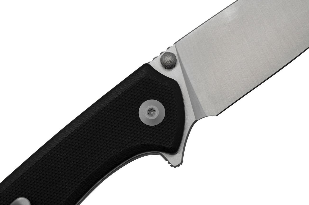SENCUT Crowley S21012-4 Satin, Black G10, zakmes