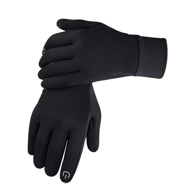 Pegehandsker med fleeceforing Sort XL