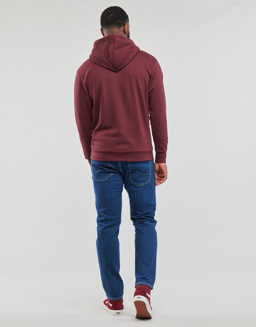 Jack & Jones - JJEJOSH SWEAT HOOD - Bordeaux