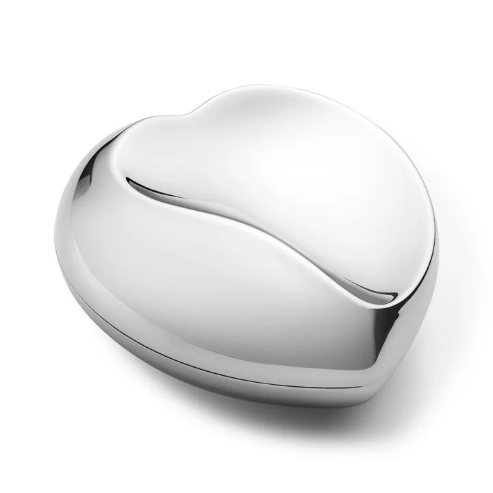 Georg Jensen - Heart Box, large, Edelstahl