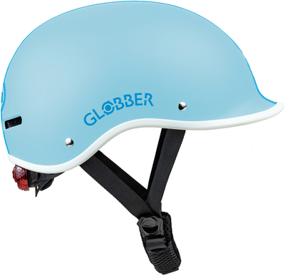 Globber Master Hjelm, Pastel Blue
