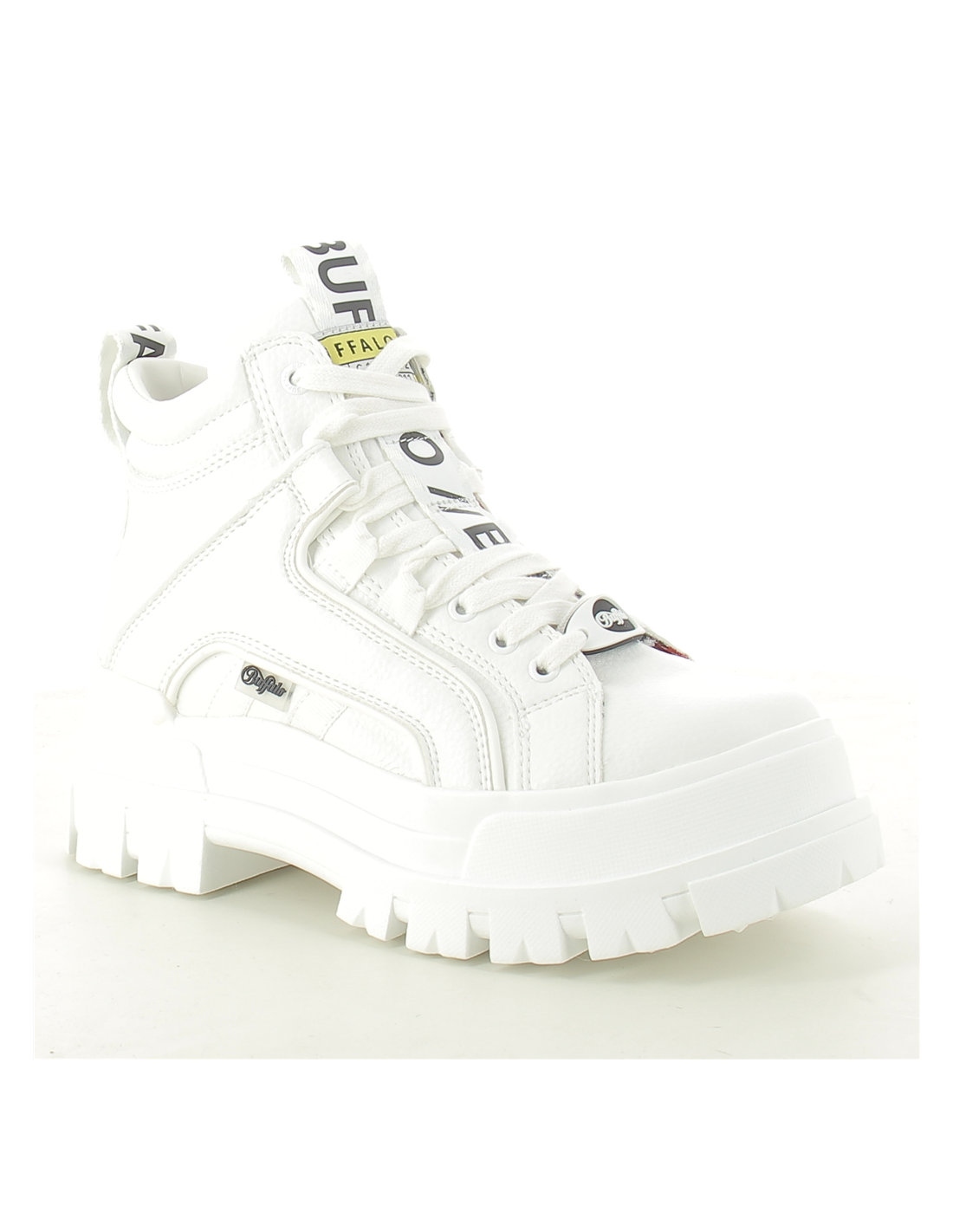 buffalo bottines femme aspha nc mid white