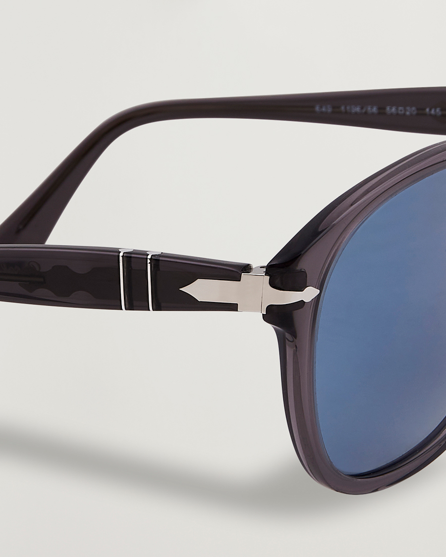 Persol 0PO0649 Sunglasses Transparent Grey