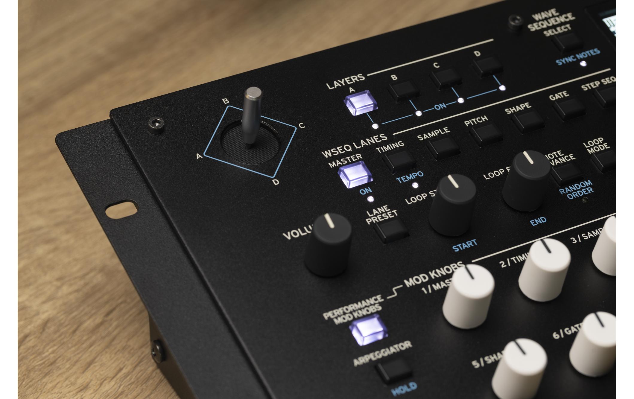 Synthesizer wavestate Module<br>Synthesizer mit Wellenabfolge