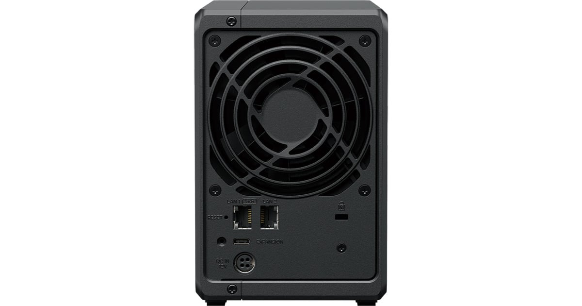 SynologyDiskStation DS725+ nas  (Zwart, 2x LAN, USB-A 3.2 (5 Gbit/s))