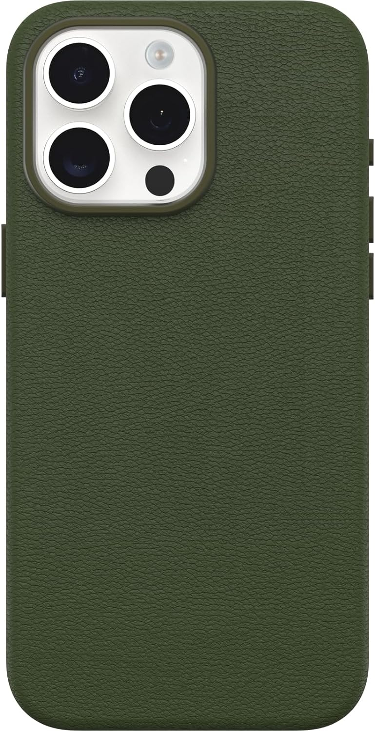 iPhone 15 Pro MagSafe Leder Hülle Symmetry Cactus Series (77-95750) - Cactus Groove (Grün)