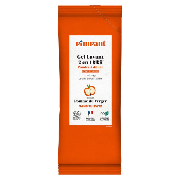 Pimpant Gel Lavant 2-en-1 Kids Recharge 25gr