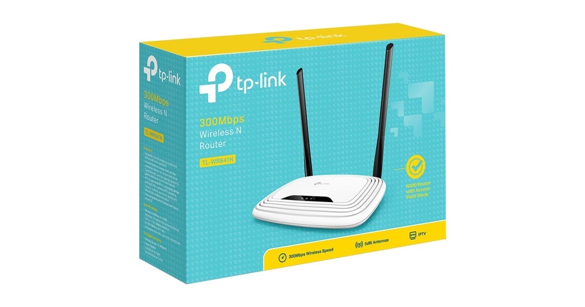 TP-LinkTL-WR841N router  (Wit/zwart, 300Mbps Wireless N, Retail)