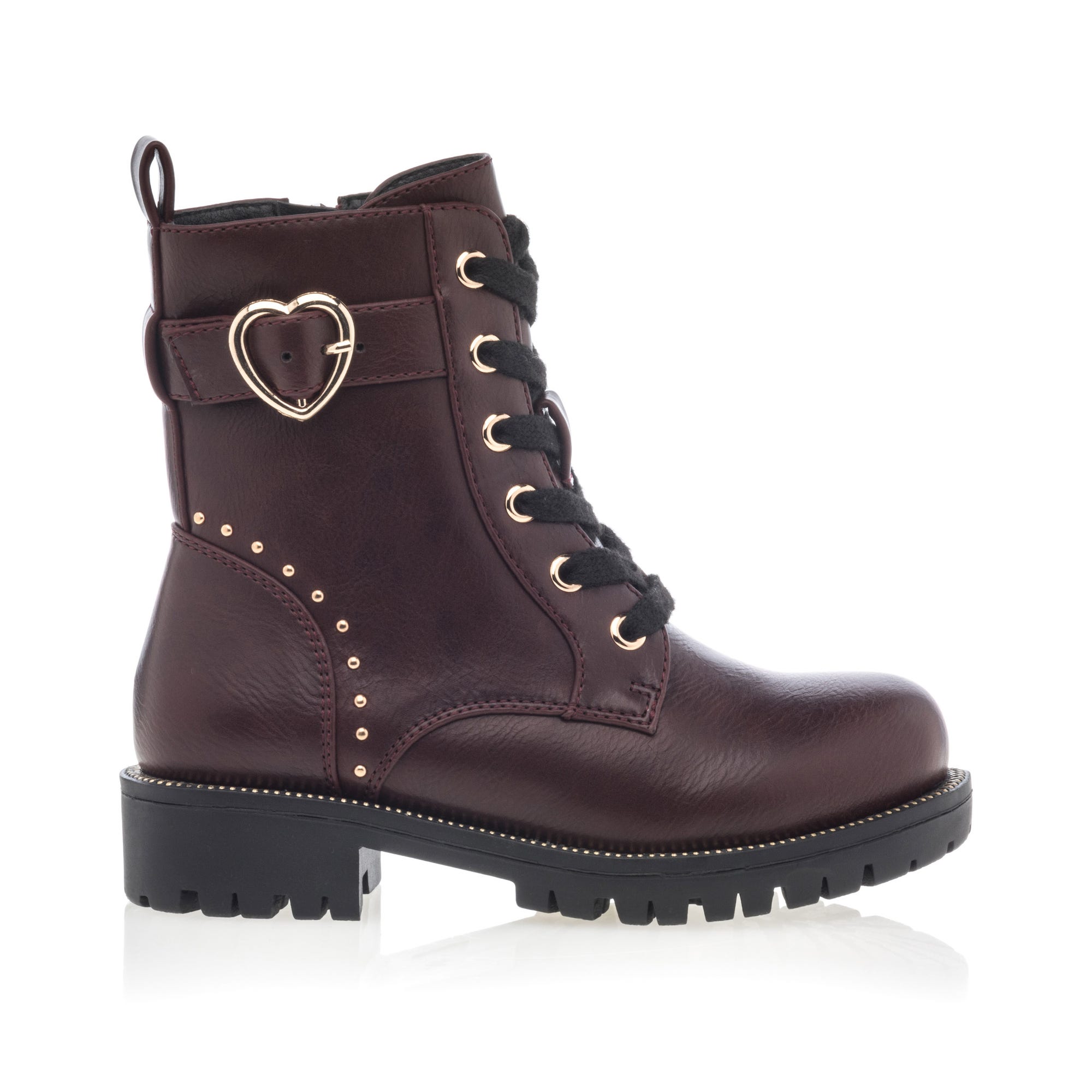 Boots Fille bordeaux