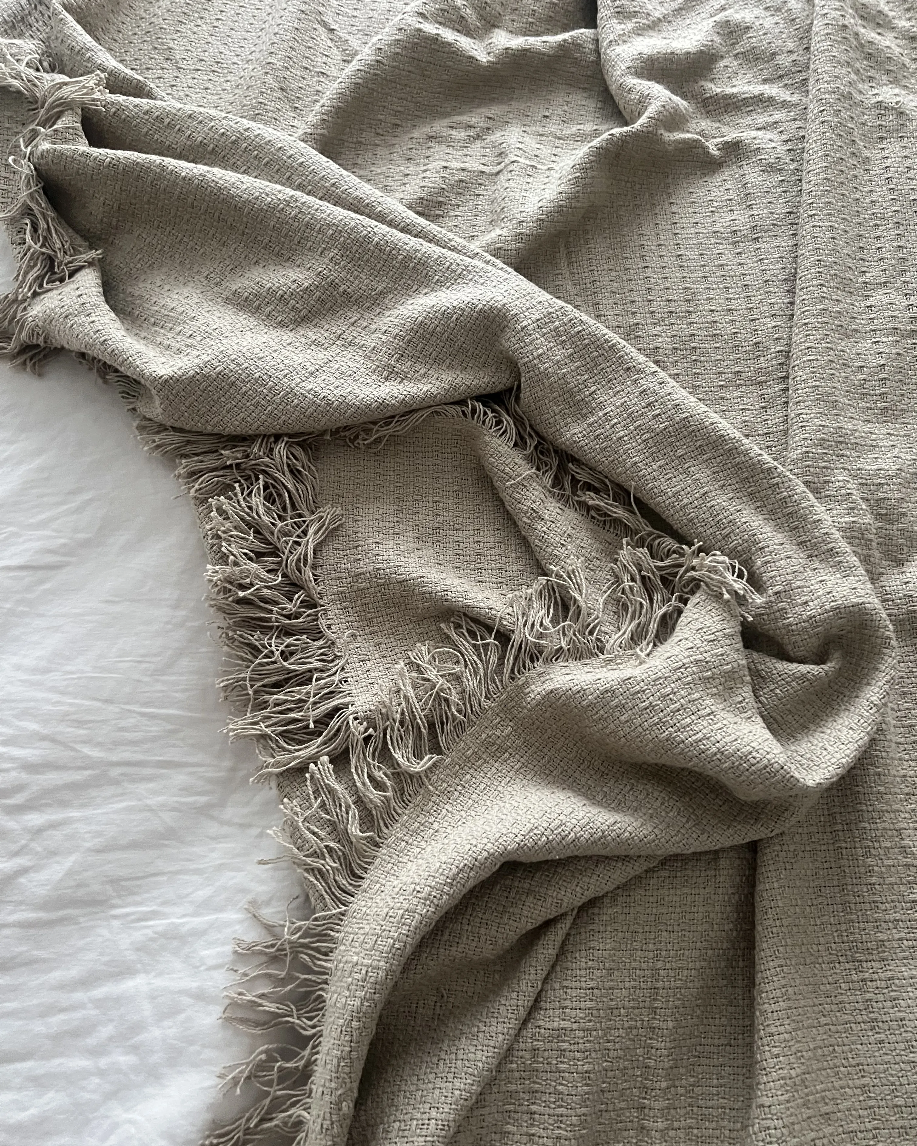 Sprei YERBENT Katoen 220 x 240 cm Taupe