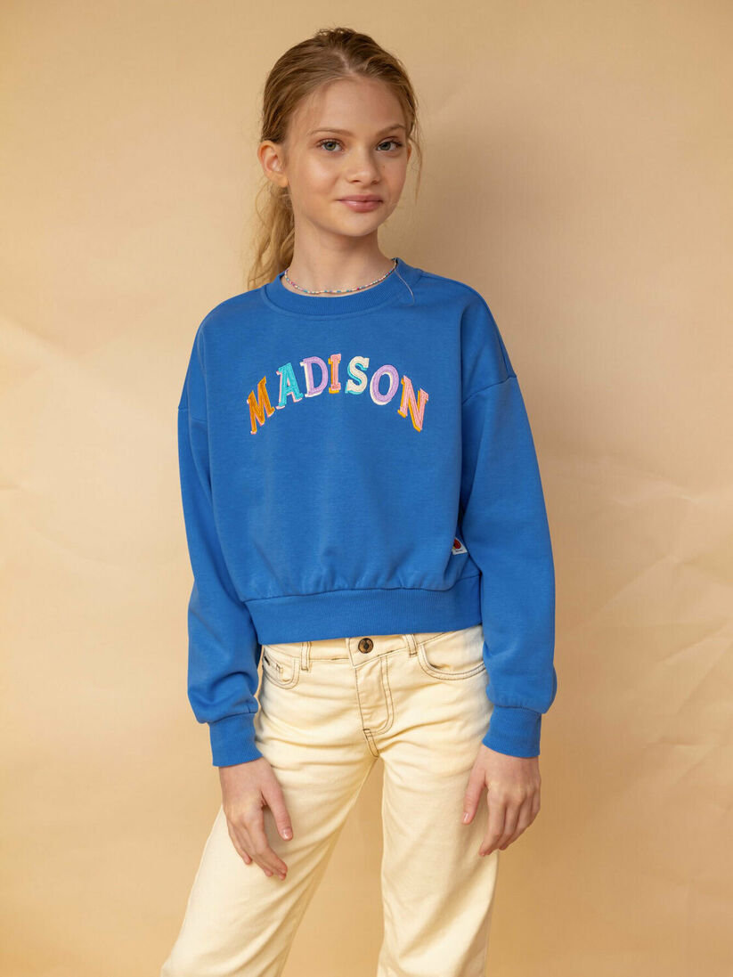 STREET CALLED MADISON blauwe street called madison sweater keystone