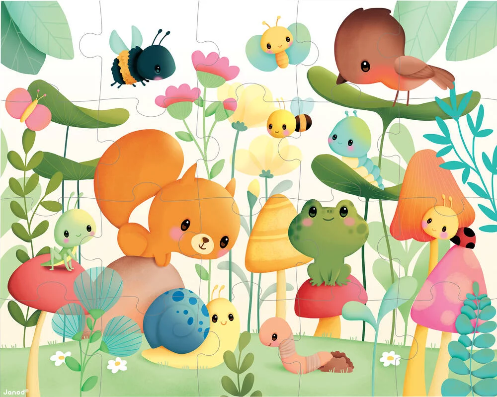 PUZZLE LES COMPAGNONS DU JARDIN - 20 PIECES