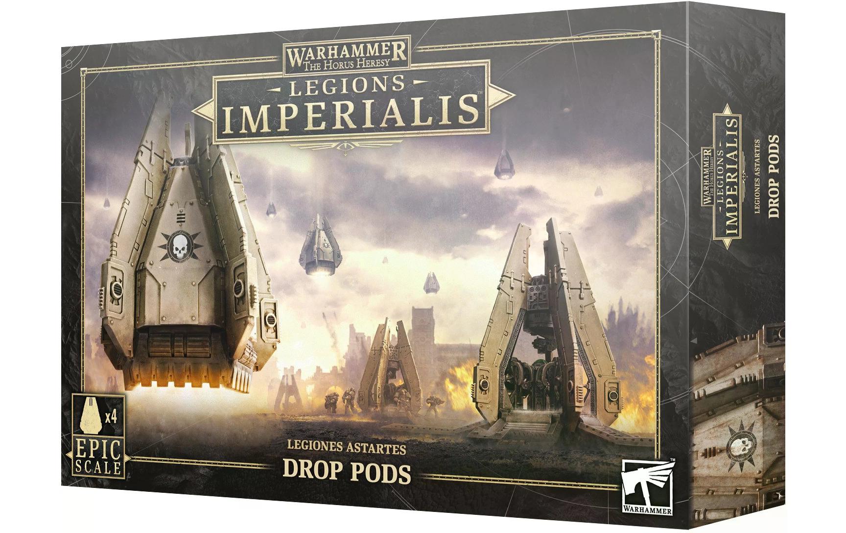 Warhammer Horus Heresy Legions Imperialis Drop PodsWarhammer The Horus Heresy Miniaturen: Legions Imperialis Drop Pods