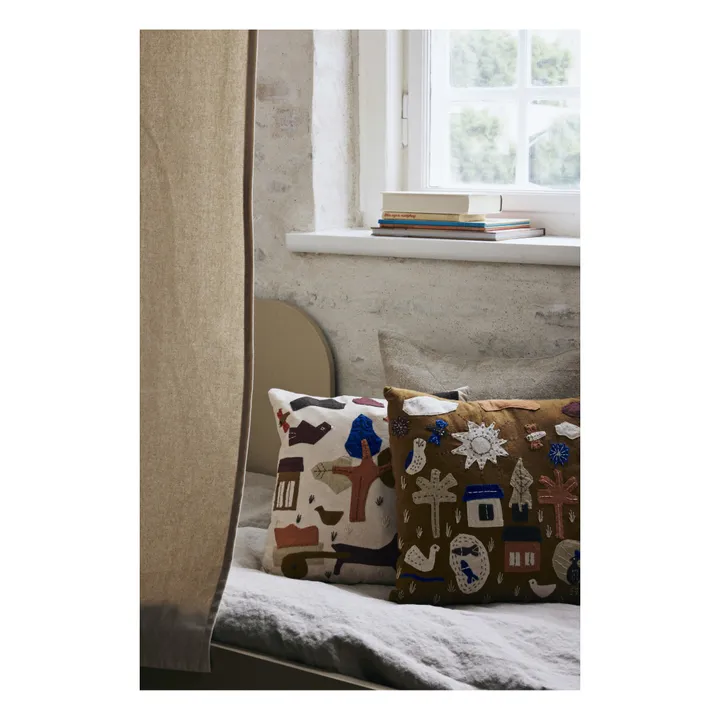 Ferm Living Kids Coussin Village | Camel