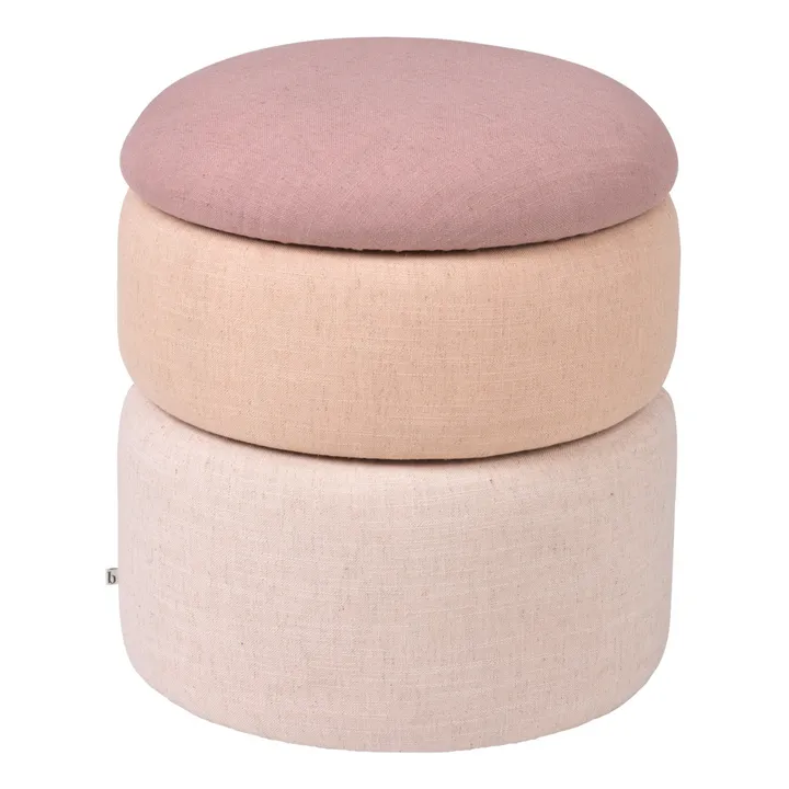 Broste Copenhagen Pouf Pond | Rose poudré
