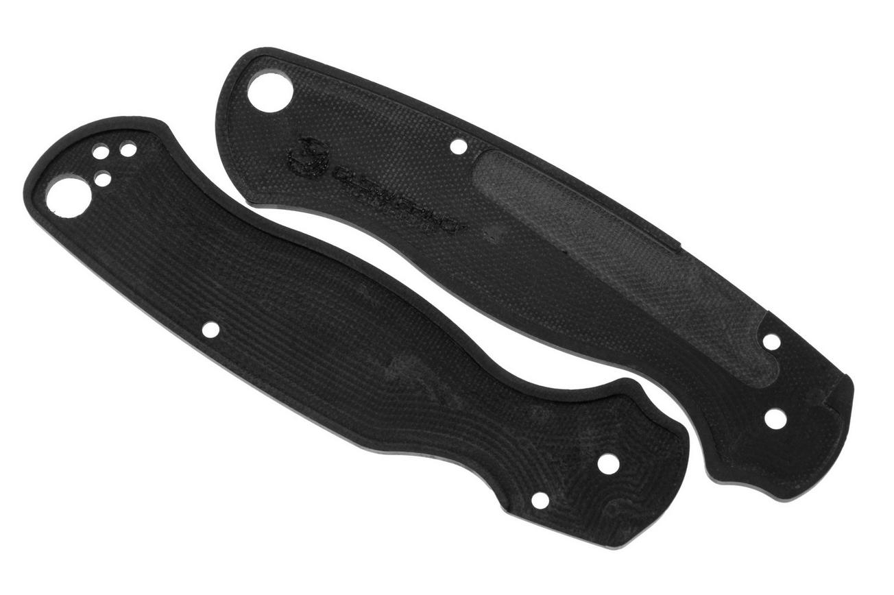 Glow Rhino Spyderco Paramilitary 2 GRC-PARA2-0-ZGZG, G10 Black Scales