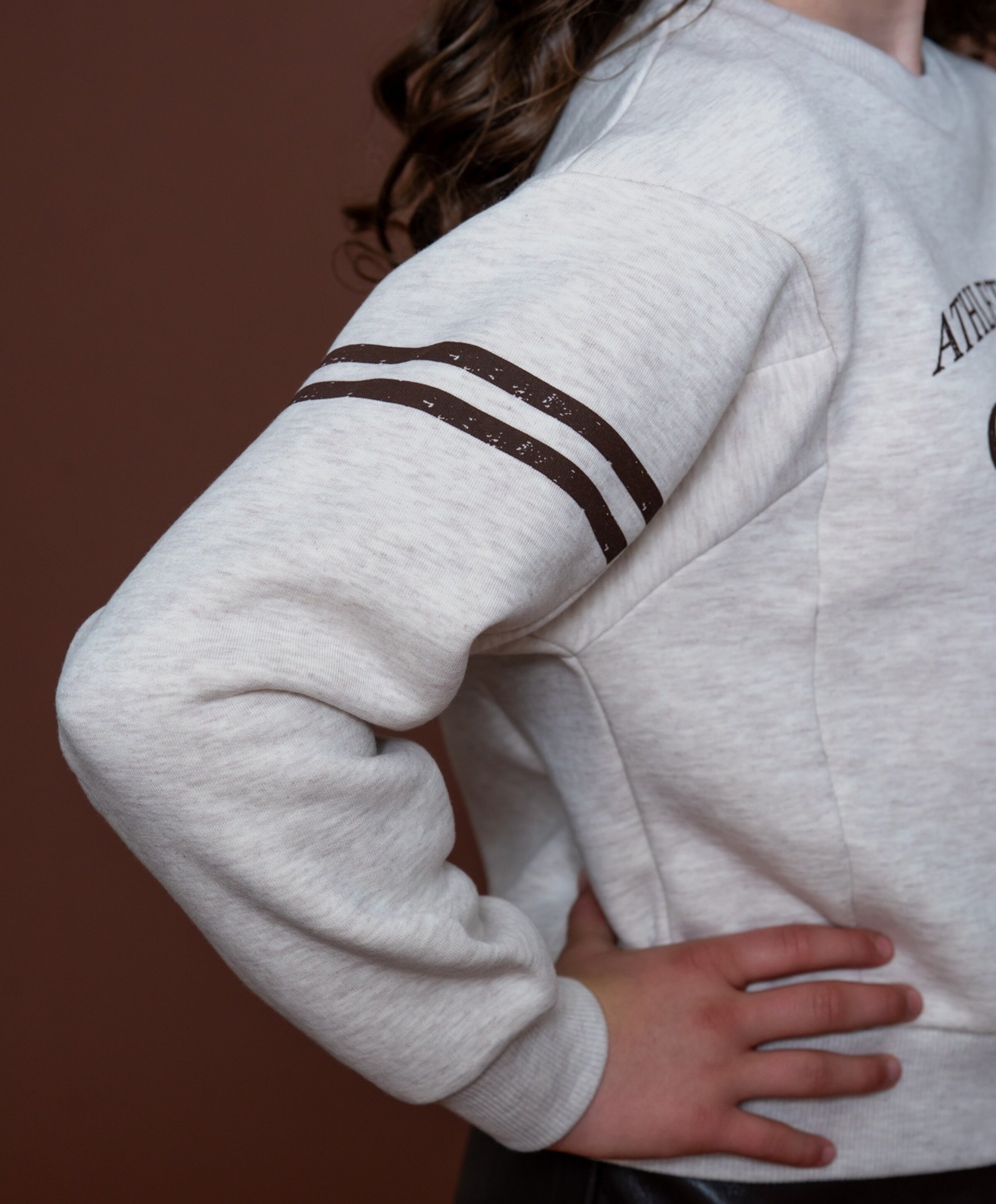 Geisha Meisjes sweater beige