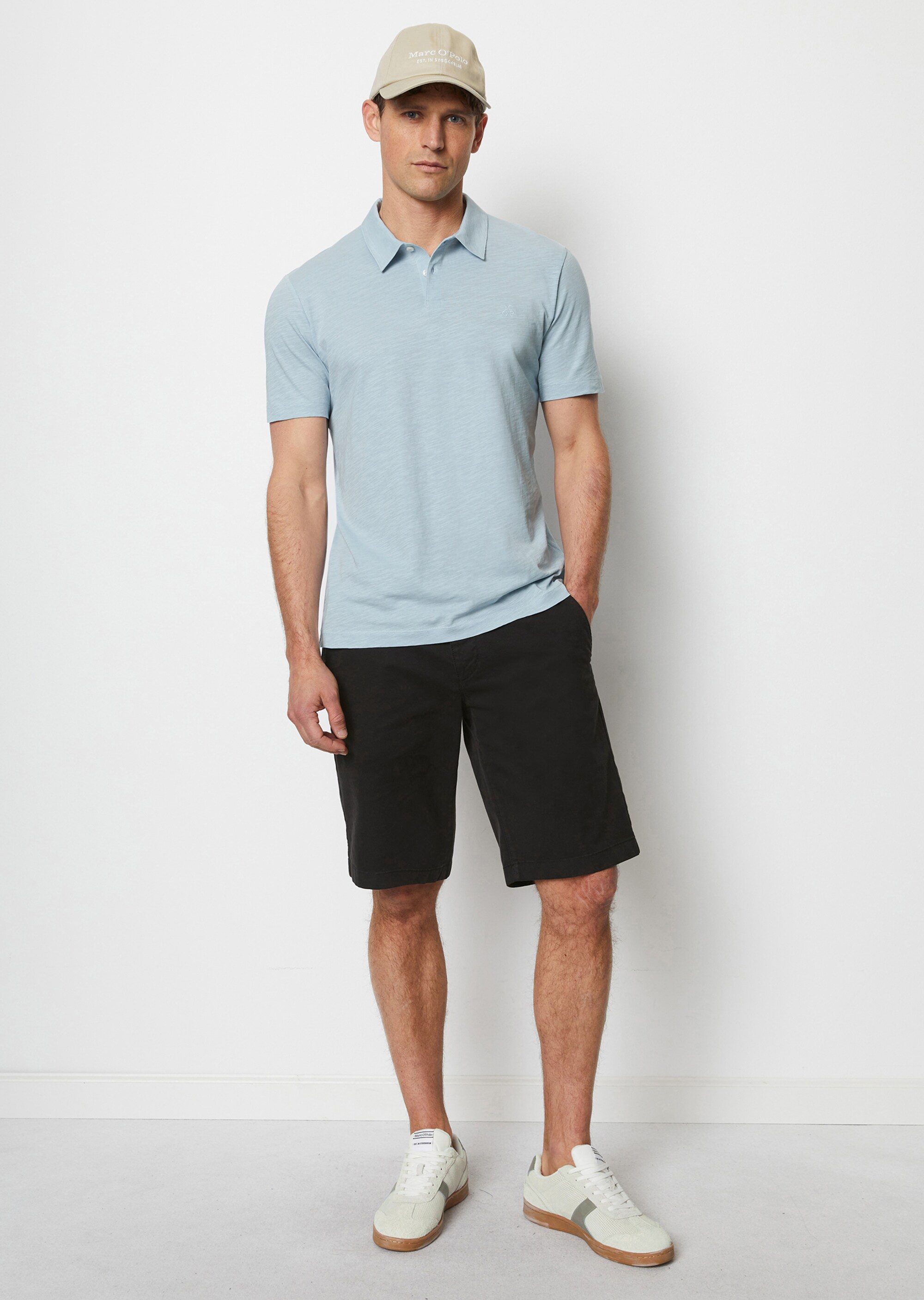 Poloshirt Jersey shaped aus reiner Bio-Baumwolle