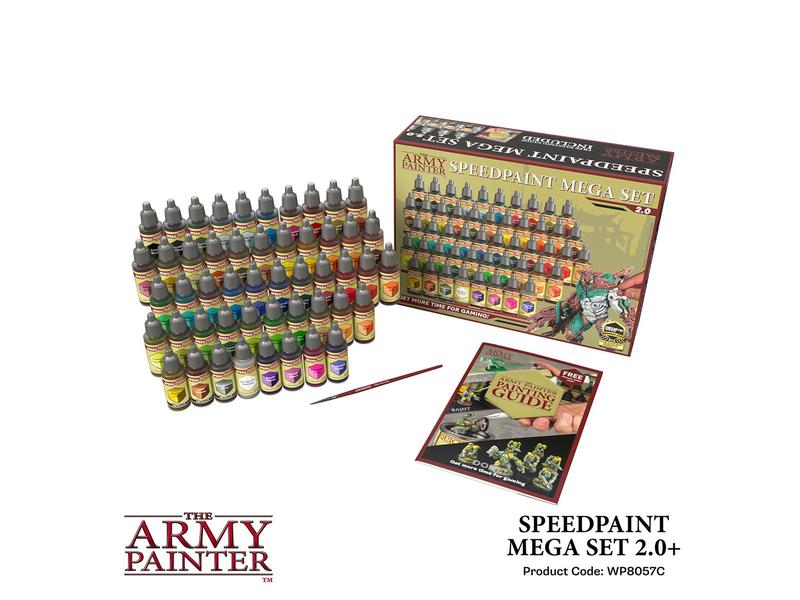 The Army Painter Farbenset Speedpaint Mega Set 2.0 50 x 18 Einschichtige, schnelle Bemallösung