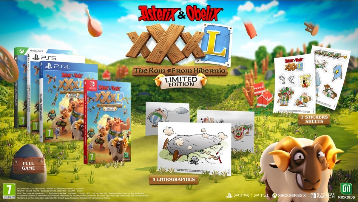 Asterix & Obelix Xxxl: The Ram From Hibernia - Limited Edition - Nintendo Switch