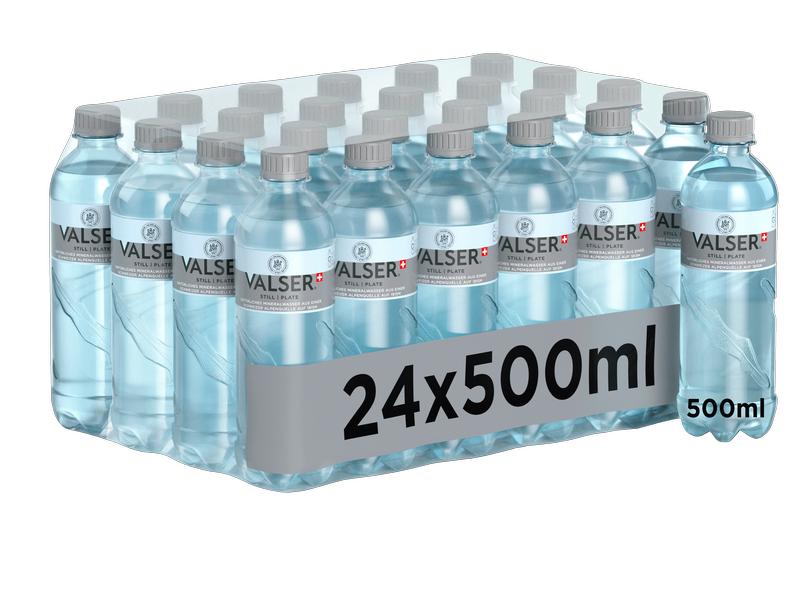 Valser Wasser Still 24 x 0.5 l Natürliches Mineralwasser ohne Kohlensäure
