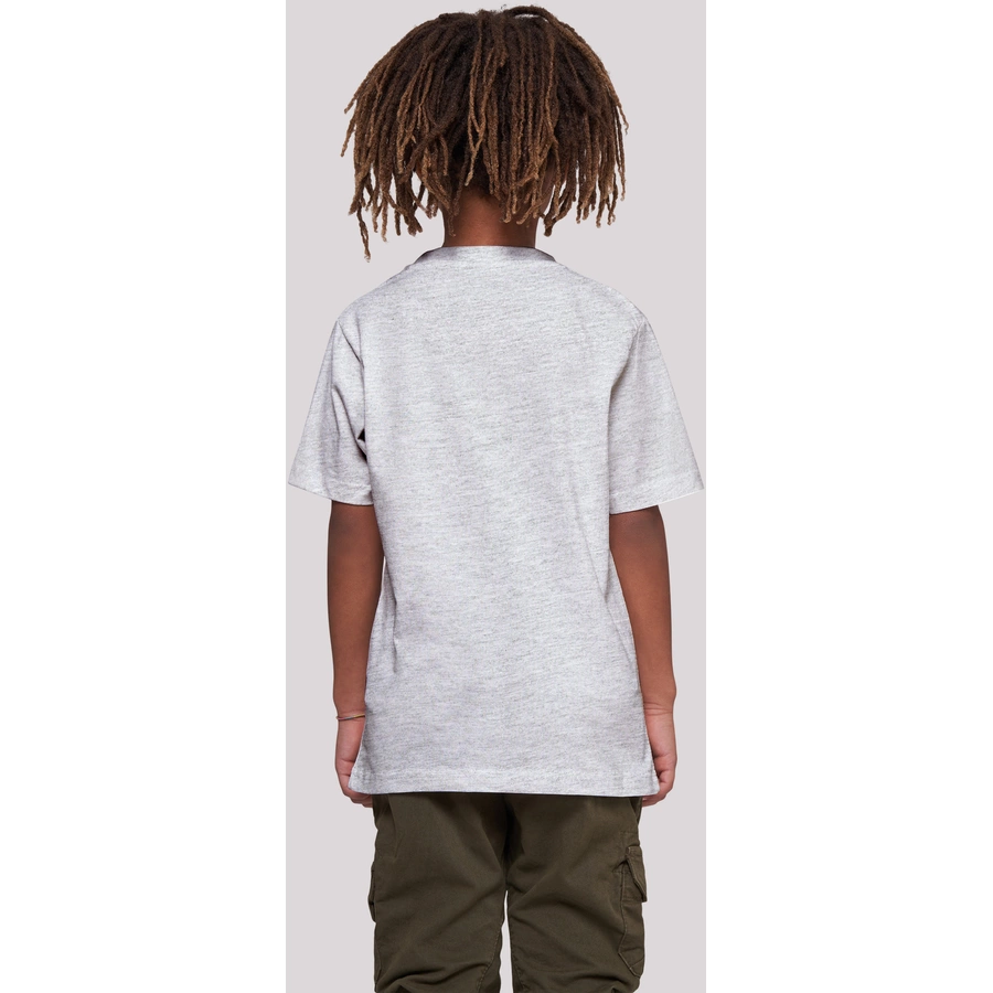 F4NT4STIC T-Shirt Skateboarder heather grey