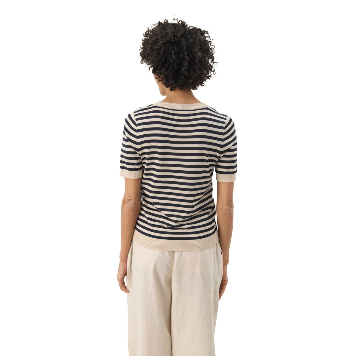 Dames Blouse 25015 blouse streep oversized