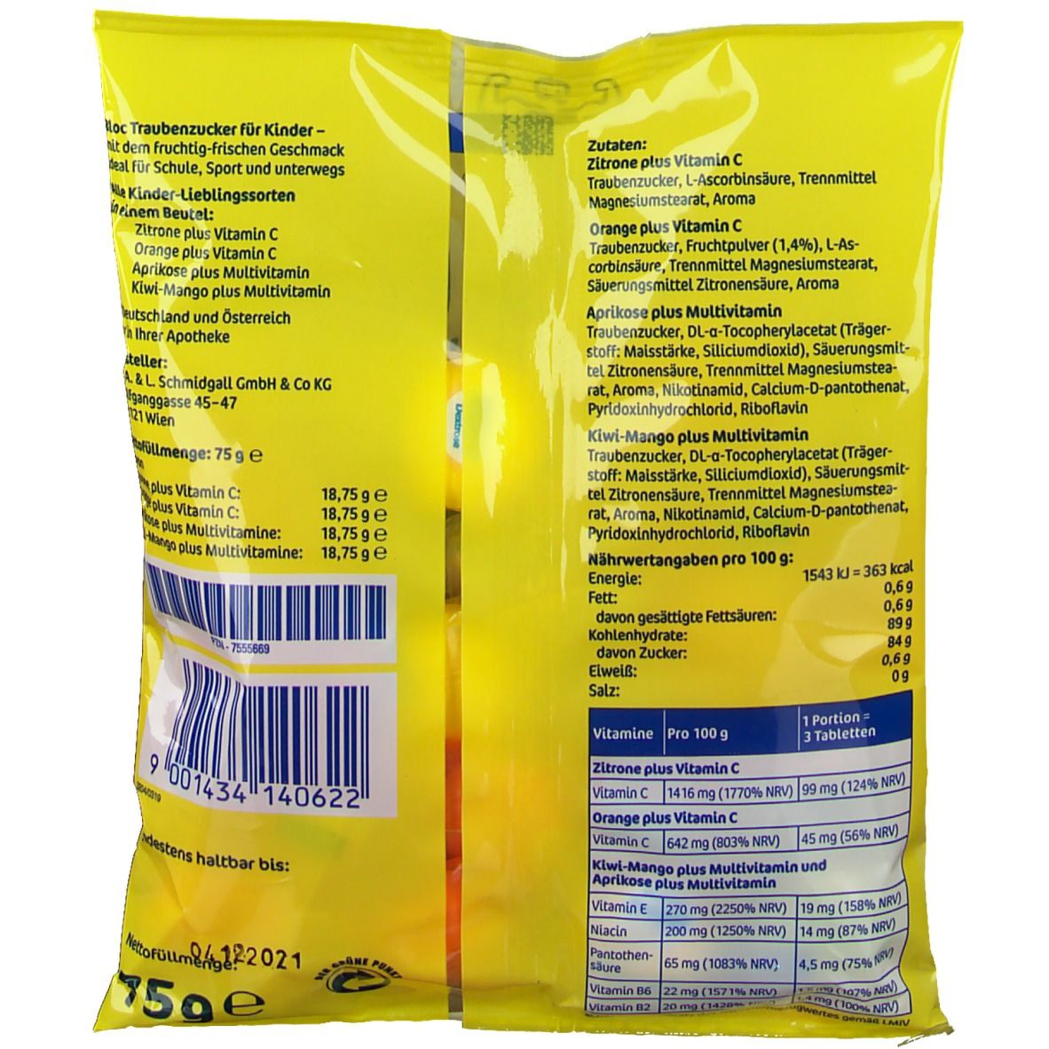 Bloc® Traubenzucker für Kinder starke Früchtchen