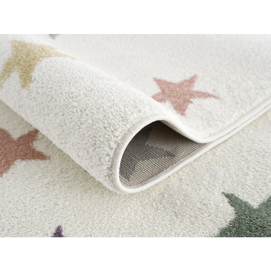 LIVONE Kinderteppich Happy Rugs Fame crememulti rund