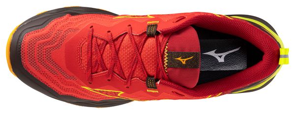 Chaussures Trail Mizuno Wave Daichi 9 Rouge/Jaune Homme