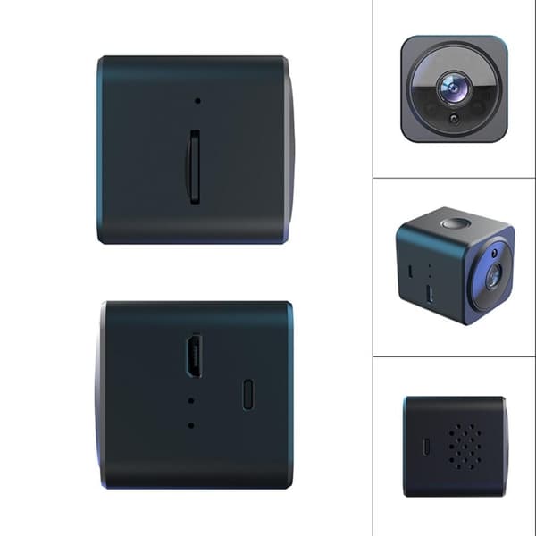 AS02 Mini Spy Kamera Trådløs Wifi IP Hjemmesikkerhetskamera HD 1080P