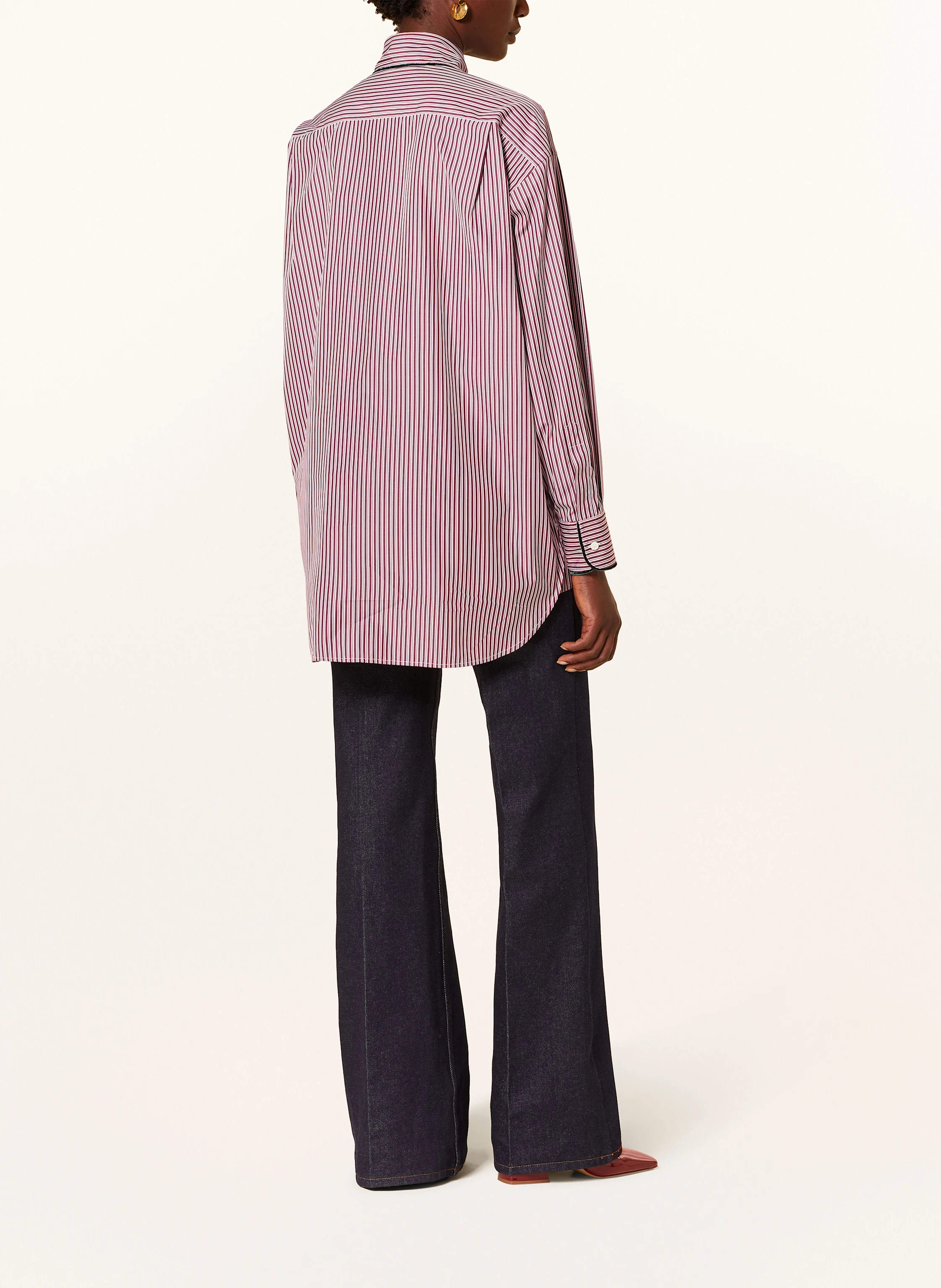 ETRO Hemdbluse mit Samt