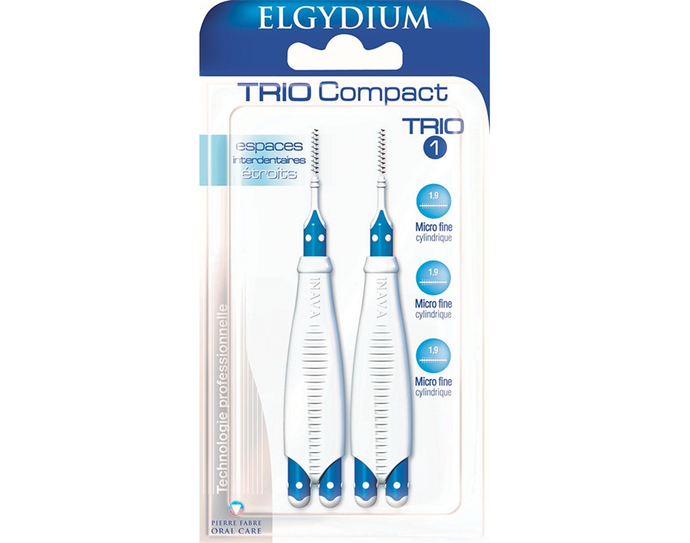 ESCOVILHÕES ELGYDIUM TRIO COMPACT ESTREITO 6UN