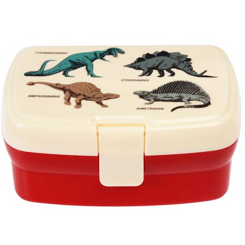 Rex london broodtrommel met vakjesblad - prehistoric land
